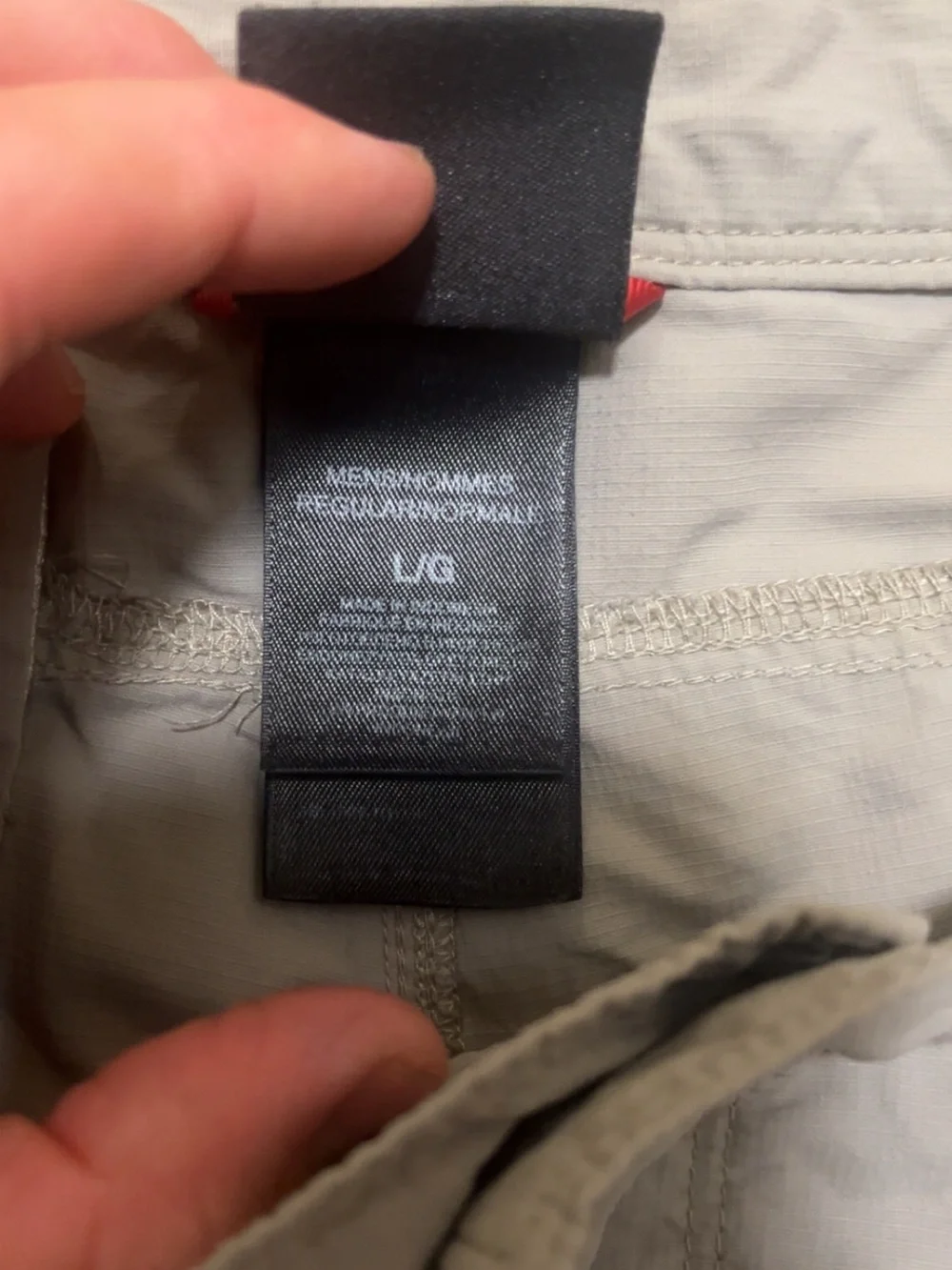 THE NORTH FACE Men's Large Beige Khaki Tan Outdoor Cargo Shorts